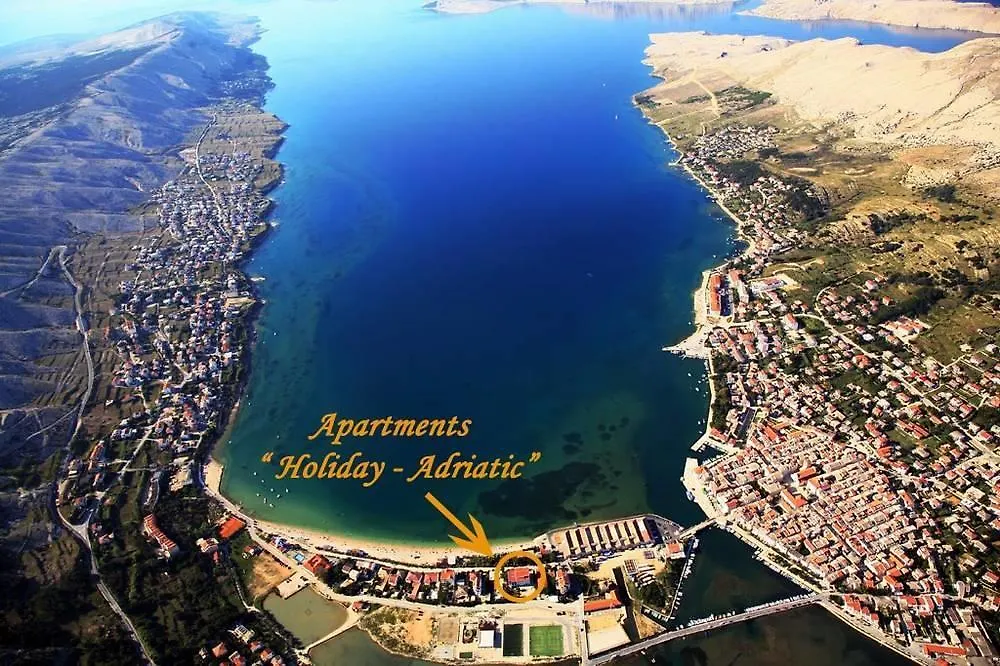 Apartman Studio Holiday Adriatic Pag Town